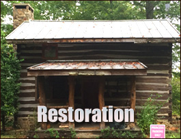 Historic Log Cabin Restoration  Rockingham County, Virginia